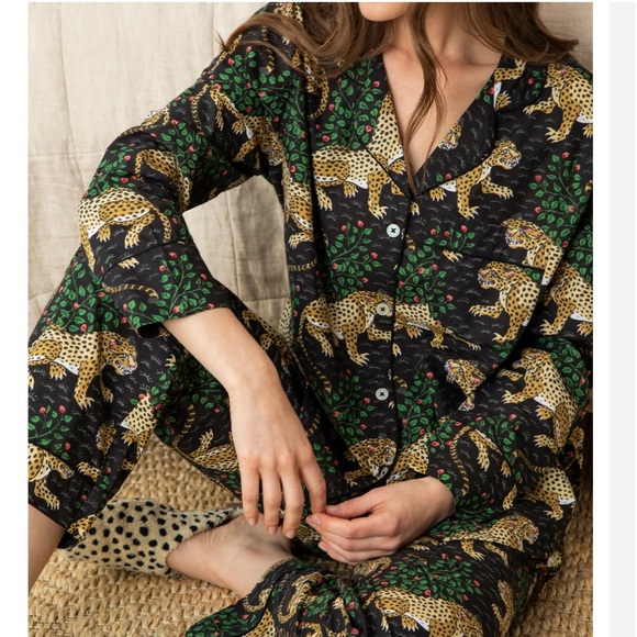 Printfresh Other - Anthropologie Printfresh Bagheena Long Sleep Set PJs, Size L